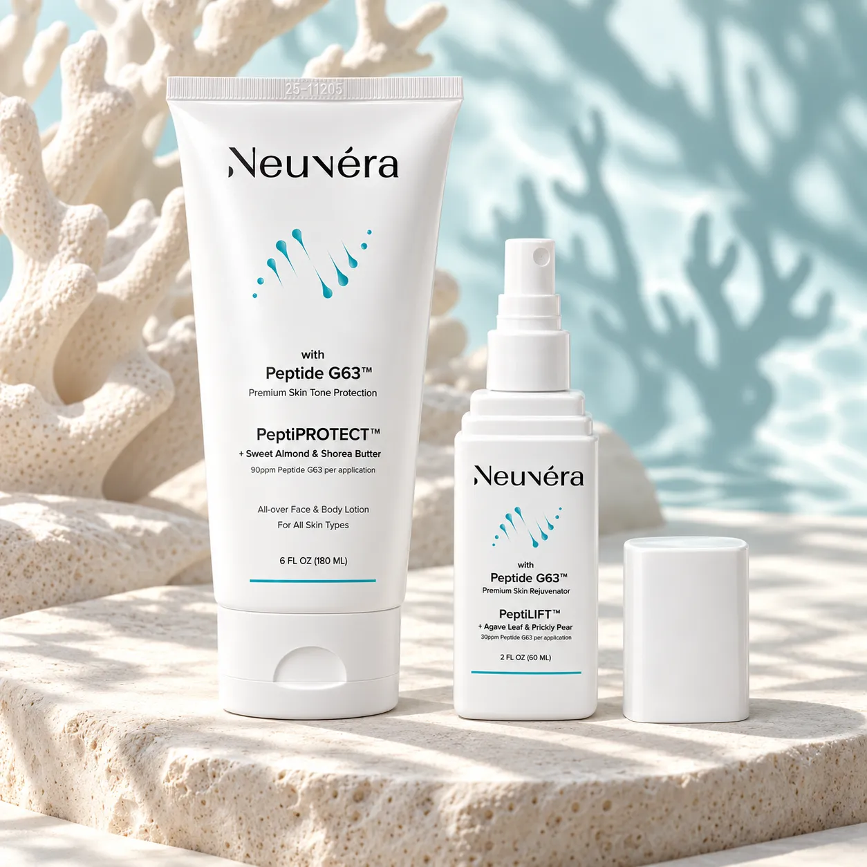 Peptide G63™ Face + Body Essentials Duo — Face + Body Set
