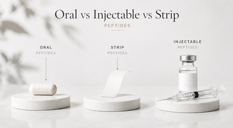 Oral vs Injectable vs Strip Peptides: Which is More Effective?