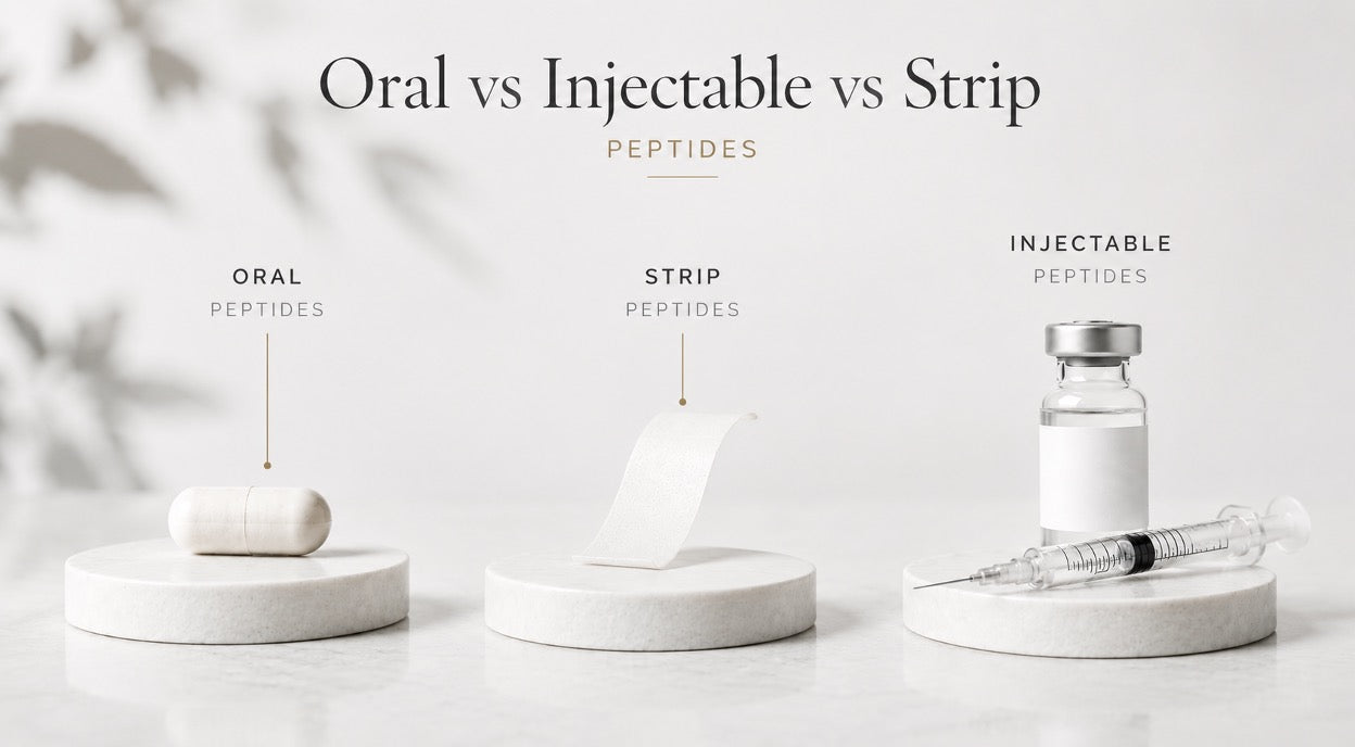 Oral vs Injectable vs Strip Peptides: Which is More Effective?