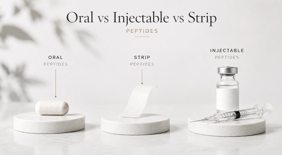 Oral vs Injectable vs Strip Peptides: Which is More Effective?